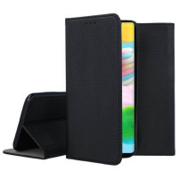 Кожен калъф тефтер и стойка Magnetic FLEXI Book Style за Samsung Galaxy A41 A415F черен 